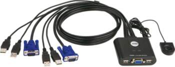 Aten 2-Port USB Cable KVM Switch