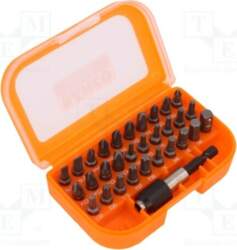 BAHCO Tools set: screwdriver bits; bag