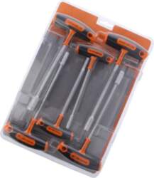 BAHCO Wrench: socket spanner-set; 6-angles socket