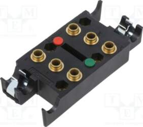 Base for logics modules and relays