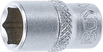 BGS TECHNIC Socket Hex, 1/4" Drive