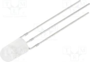 BIVAR LED; red,green; 5mm; 4mcd