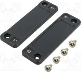 BOPLA Wall mounting element; graphite; 2pcs