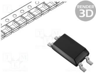 BROADCOM (AVAGO) Optocoupler; SMD; Ch: 1