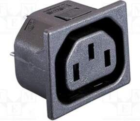 BULGIN Connector: AC supply; socket; 10A