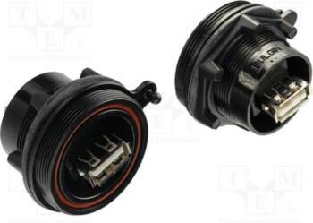 BULGIN Connector: USB A; socket; female