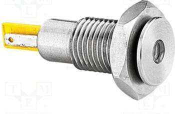 BULGIN Indicator: LED; flat; blue; IP67