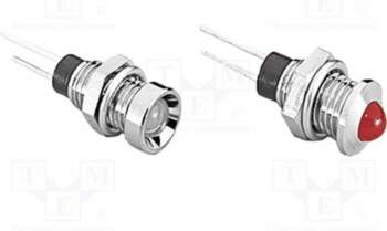 BULGIN Indicator: LED; prominent; red; 2VDC