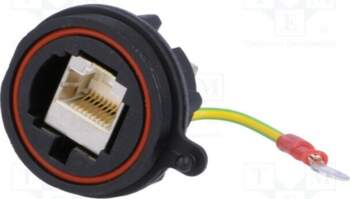 BULGIN Transition: coupler; IP68; RJ45 socket