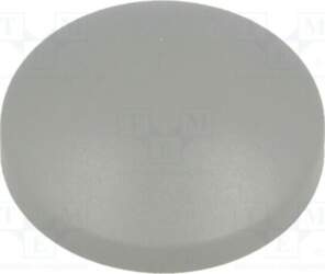 Button; round; grey; plastic | MEC1ZC03