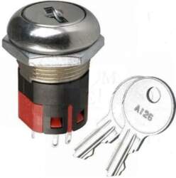 C&K Switch: key switch; Stabl.pos: