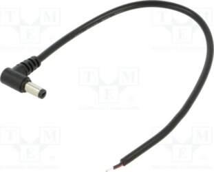 Cable; 2x0.5mm2; DC 5,5/2