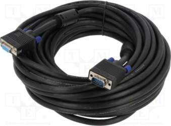 Cable; D-Sub 15pin socket,D-Sub 15pin