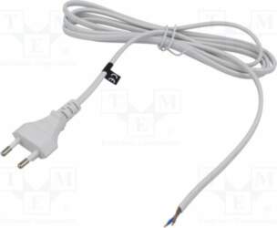 Cable; H03VVH2-F; 2x0.75mm2; CEE 7/16