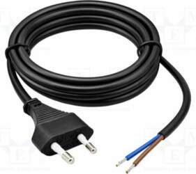 Cable; HD3VVH2-F; 2x0.5mm2; CEE 7/16