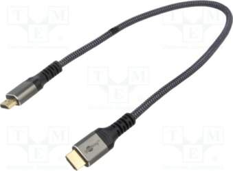 Cable; HDMI plug,both sides; PVC