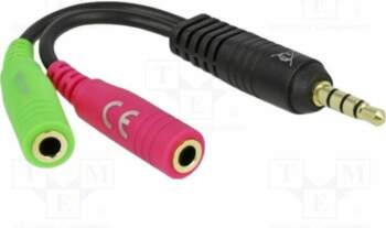 Cable; Jack 3.5mm 3pin socket