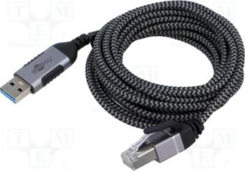 Cable; slim,USB 3.0; RJ45