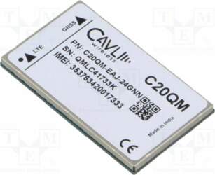 CAVLI WIRELESS INCORPORATED Module: LTE; Down: