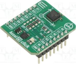 Click board; prototype board; Comp: ADXL314