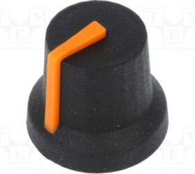 CLIFF Knob; with pointer; rubber,plastic