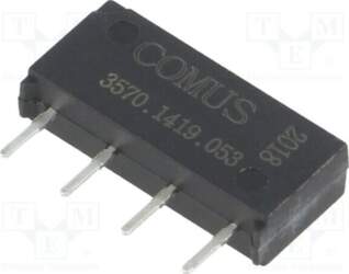COMUS Relay: reed switch; Ucoil: 5VDC
