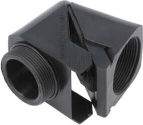 Connector; angular; M16; M16; IP68; polyamide