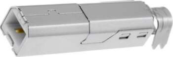 CONNFLY Connector: USB B; plug; soldering