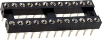 CONNFLY Socket: integrated circuits; DIP24; Pitch: