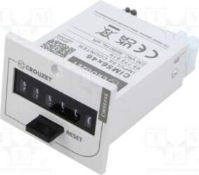 Counter: electromechanical; mechanical indicator; pulses; 999999