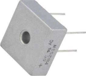 DC COMPONENTS Bridge rectifier: single-phase; Urmax: