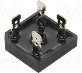 DC COMPONENTS Bridge rectifier: single-phase; Urmax: