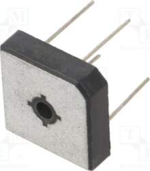 DC COMPONENTS Bridge rectifier: single-phase; Urmax: