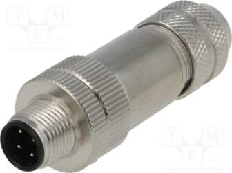 DEGSON ELECTRONICS Connector: M12; plug; PIN: