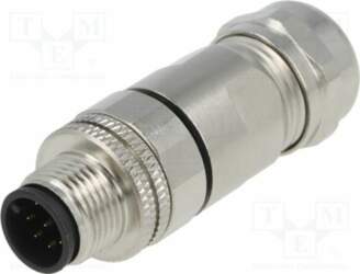 DEGSON ELECTRONICS Connector: M12; plug; PIN: