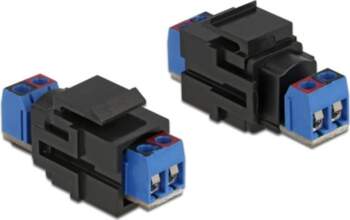 Delock Keystone module 2 pin terminalblock