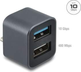 Delock Mini USB Hub with USB