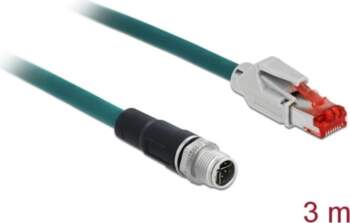 Delock Network cable M12 8 pin