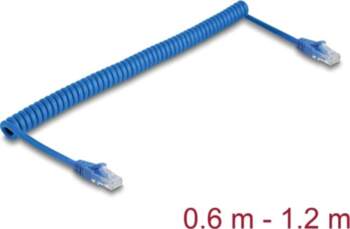 Delock RJ45 Coiled Cable plug to
