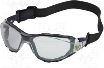DELTA PLUS Safety goggles; Lens: transparent