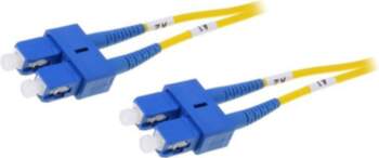 DIGITUS Fiber patch cord; OS2; SC/UPC
