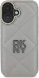 DKNY PU Leather Quilted Stack Logo