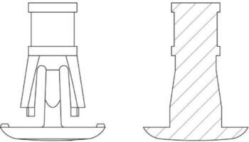 DREMEC Assembly stud; polyamide 66; L:
