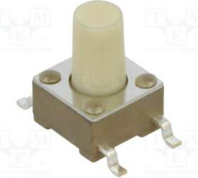 E-SWITCH Microswitch TACT; SPST-NO; Pos: 2