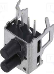 E-SWITCH Microswitch TACT; SPST-NO x2; Pos: