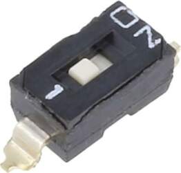 E-SWITCH Switch: DIP-SWITCH; 0.1A/50VDC; Pos: