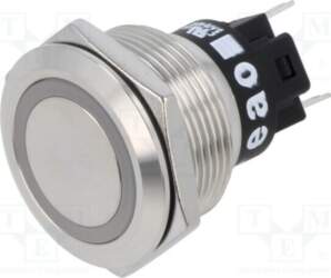 EAO Indicator: LED; flat; green; 12VDC