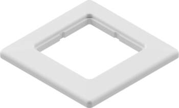 Easylan Cover frame single, White RAL