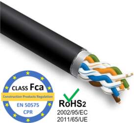 ELECTROBASE ® LAN Datortīklu kabelis, CAT5E