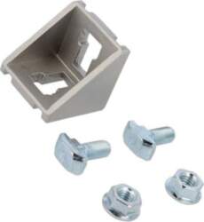 ELESA+GANTER Angle bracket; for profiles; Width